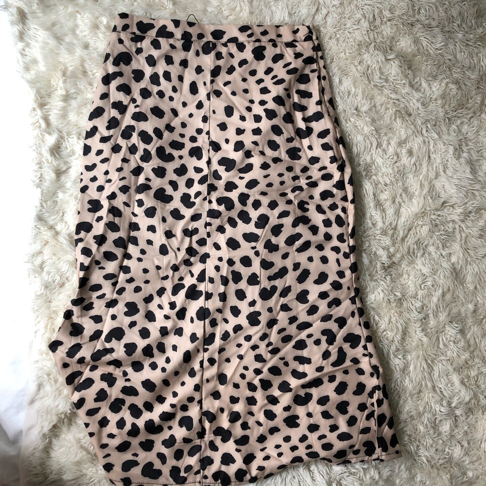 Cheetah Midi Skirt
